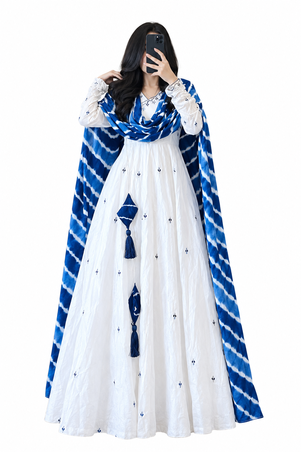 Embroidered khaddar 3 piece